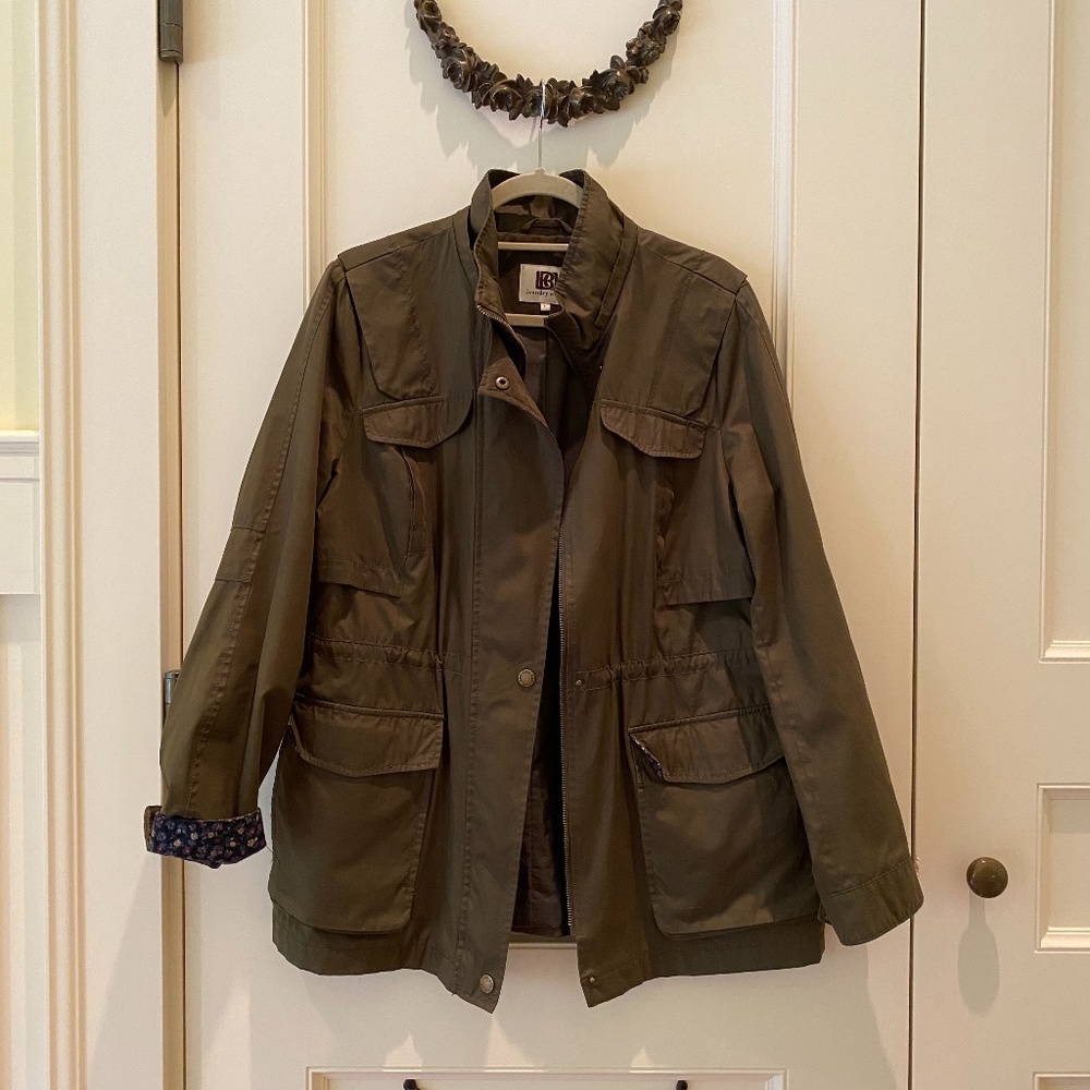 Laundry By Design Cinch Waist Jacket- L